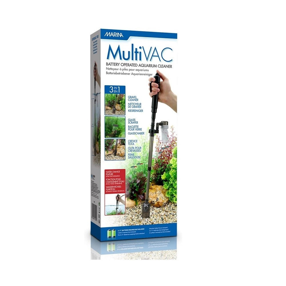 Askoll Fluval MultiVac 3in1 - aspiratore da fondo a batteria