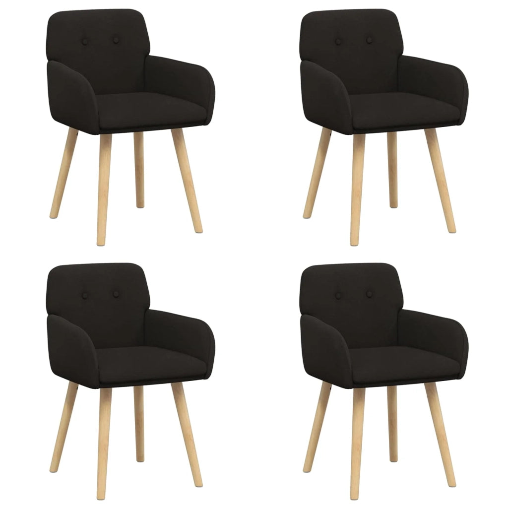 Sedie da pranzo 4 pcs Bouclé Nero 59 x 56 x 86 cm 3428275