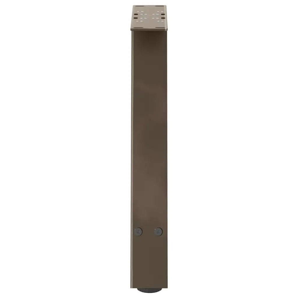 Gambe per Tavolino da Caff¨¨ a Forma di A 2 pz-Set di 2 Gamba per Tavolo 38x(42-43) cm Acciaio