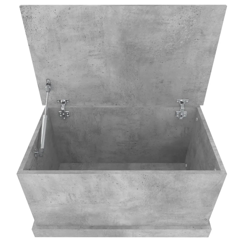 Contenitore Grigio Cemento 70x40x38 cm in Legno Multistrato 816508