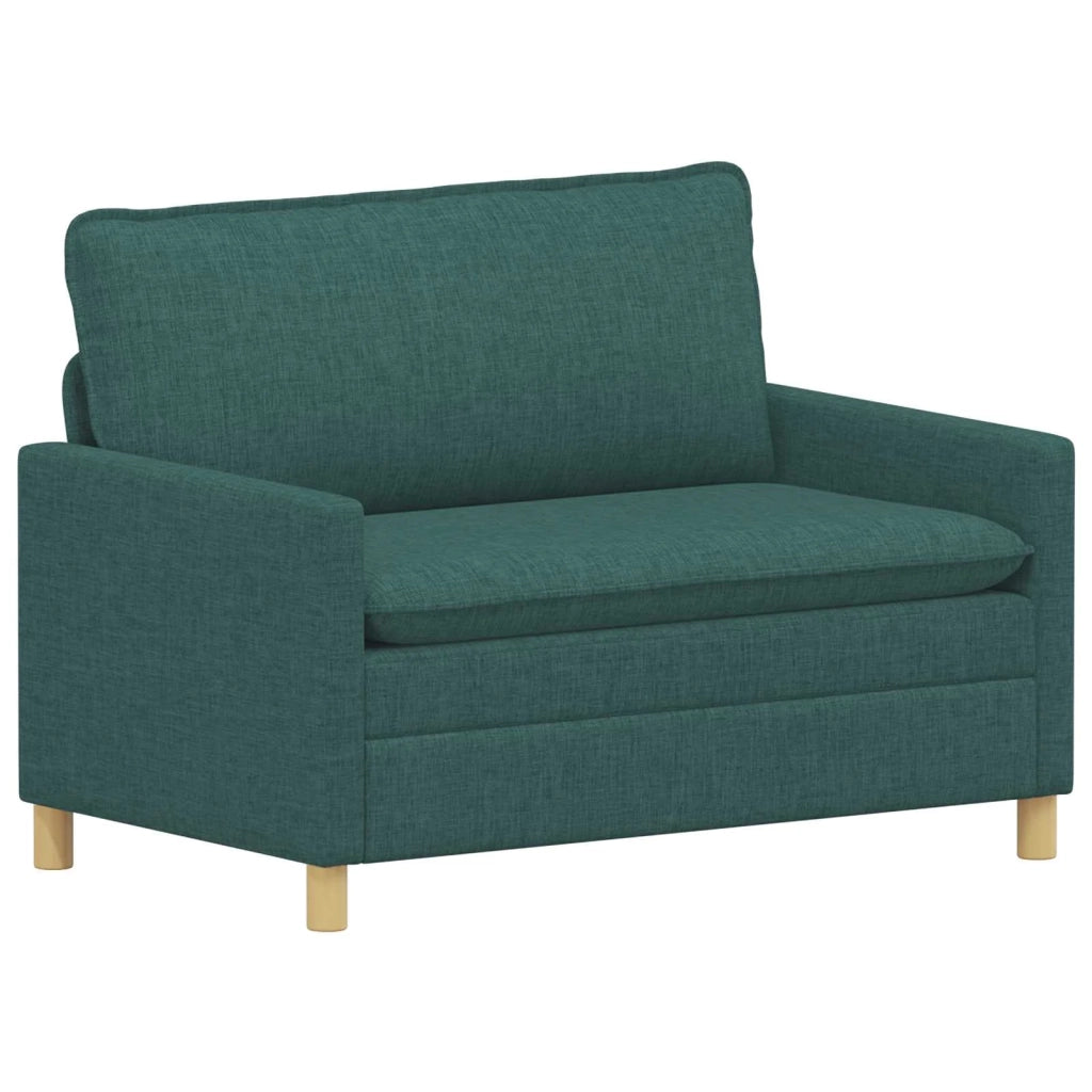 Set di divani 2 pz Verde Scuro Tessuto 3417123