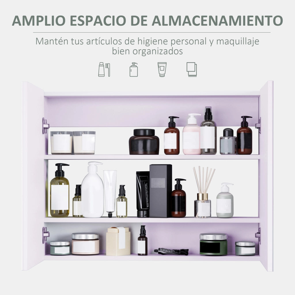 Armadio con Specchio ¨C Zephmum ¨C Lilla 80x15x60 cm
