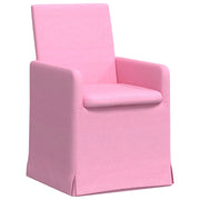 Sedie da pranzo 2 pz | Sedie da cucina Rosa 57 x 67 x 95 cm Tessuto