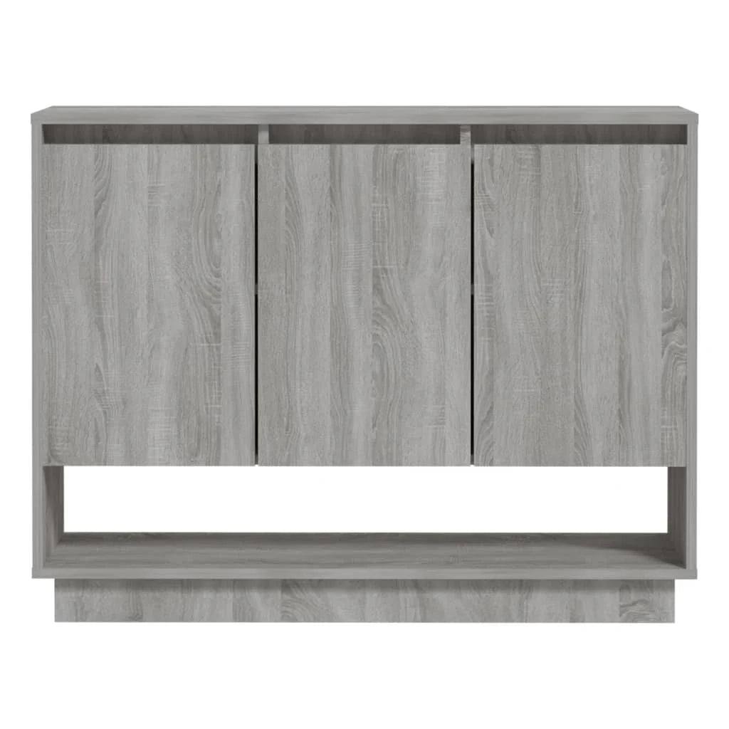 Buffet credenza cassettiera armadio mobile contenitore organizer cucina soggiorno salotto Sonoma 97 x 31 x 75 cm legno ingegnerizzato grigio 02_0036559