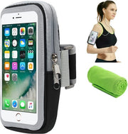 Porta cellulare impermeabile per corsa - Cintura per corsa - Cinturino sportivo - Corsa - Cinturino per braccio sportivo