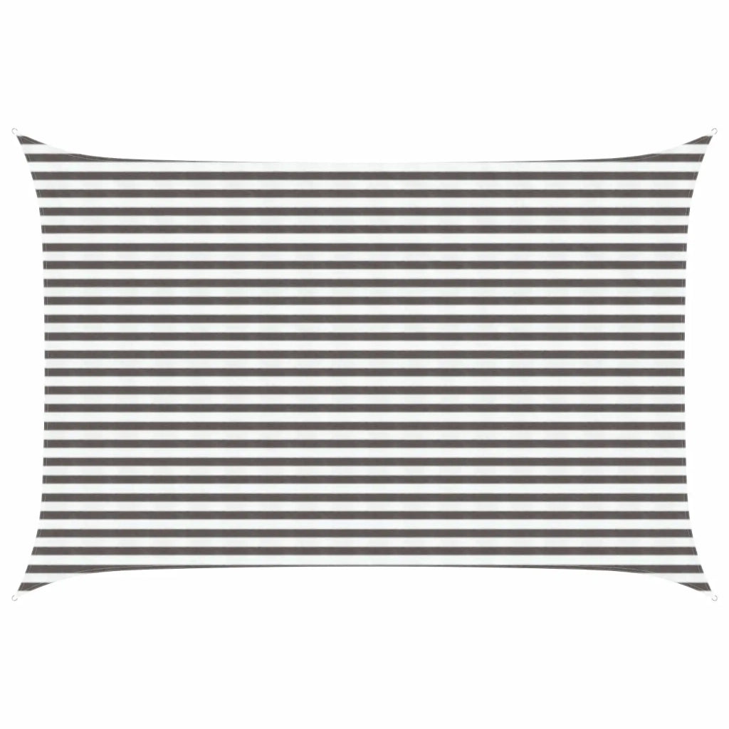 Telo Ombra Grigio chiaro e bianco 3 x 4,5 m HDPE 42032948