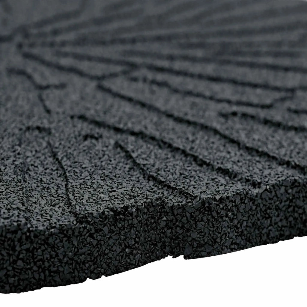 Pietra da Passo 6 pz Nero ? 45 x 1,8 cm Gomma CFW3419146