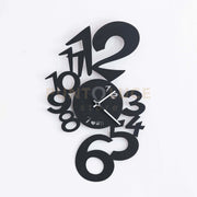 Orologio da parete di design Lupin Nero
