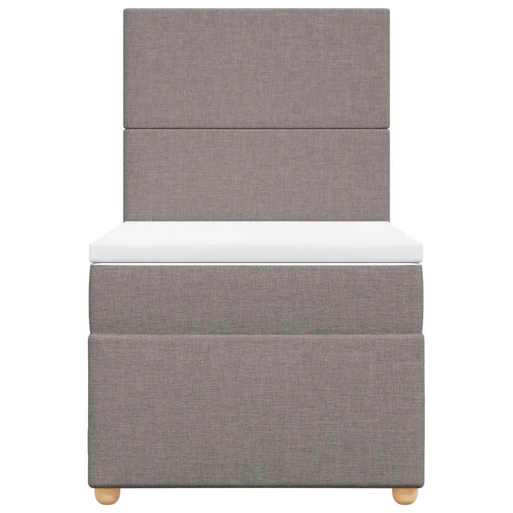 Giroletto a Molle con Materasso Tortora 80x200 cm inTessuto 3293404