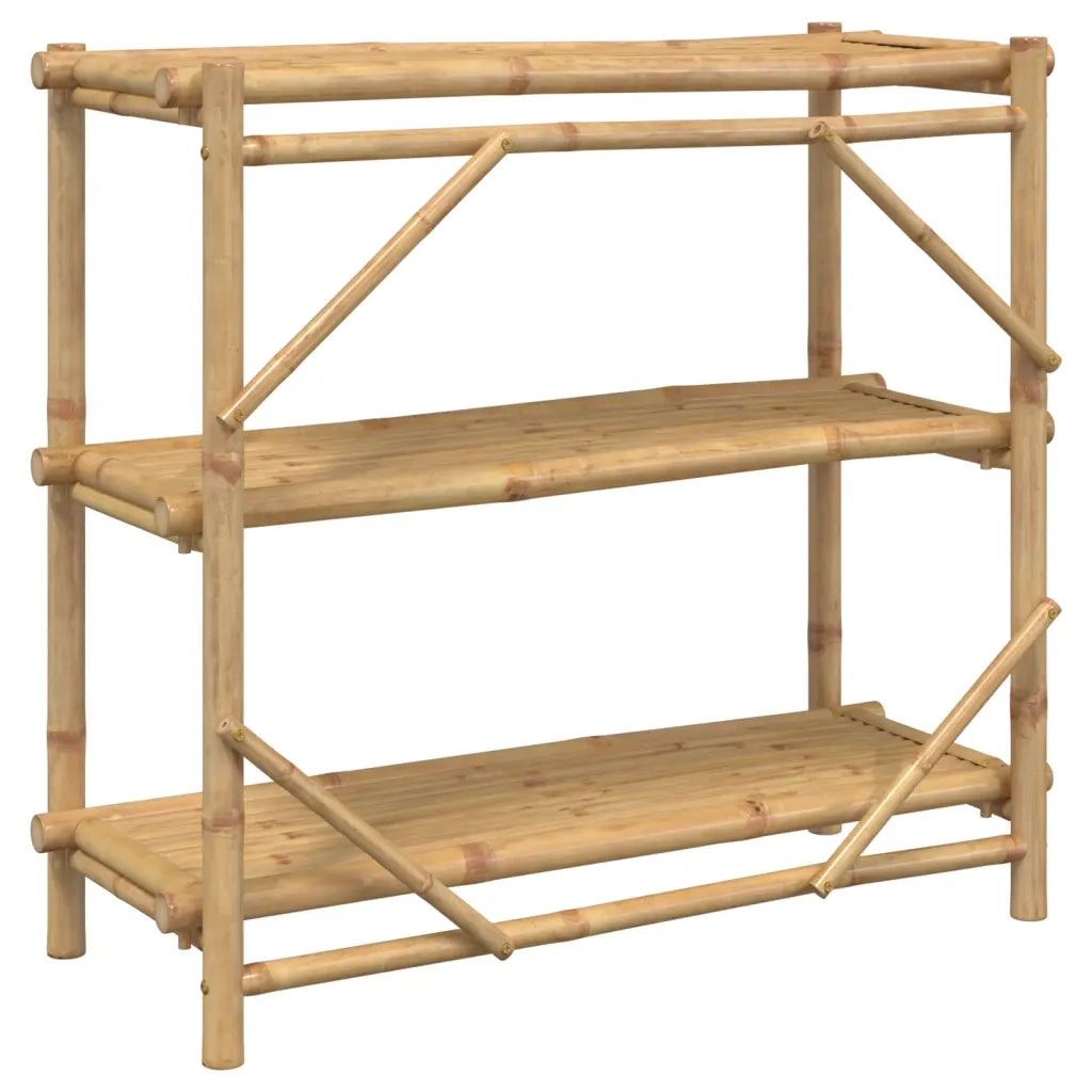 Scaffale 3 Ripiani 100x40x90 cm in Bamb¨´ CFW6960062