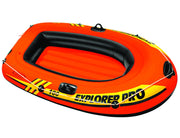 CANOTTO GONFIABILE CON DUE CAMERE D'ARIA EXPLORER PRO 100 +6 ANNI  cm.160x94x29h.  peso kg.2,6 (58355)    INTEX