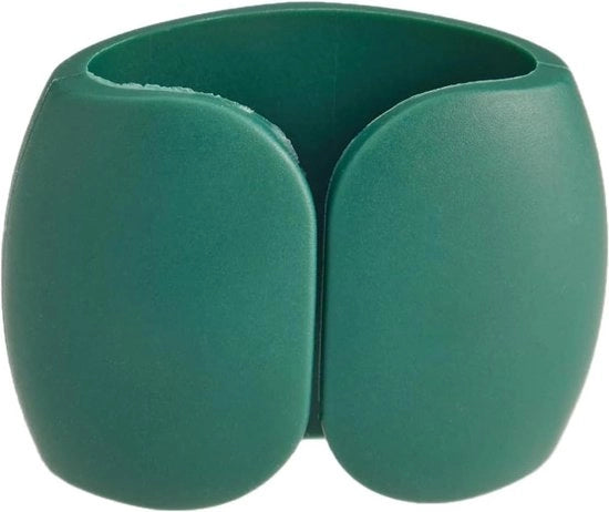 Houder per cavo per cavi di computer e cuffie - Clip per cavo autoadesivo - Verde scuro 11 pollici