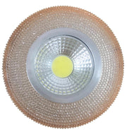 Faretto LED integrato 5W ambra tondo Candellux SAK-04