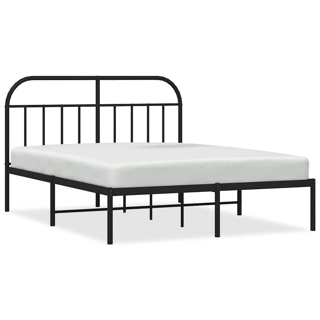 Giroletto con Testiera in Metallo Nero 135x190 cmcod mxl 105372