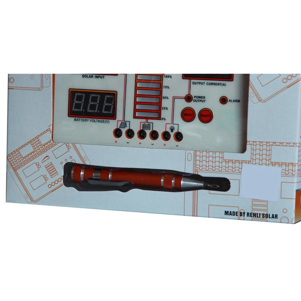 Trade Shop - Regolatore Di Carica Per Pannello Solare 12-24v 50 60a Controller Per Ricarica -     -50 Ampere  -