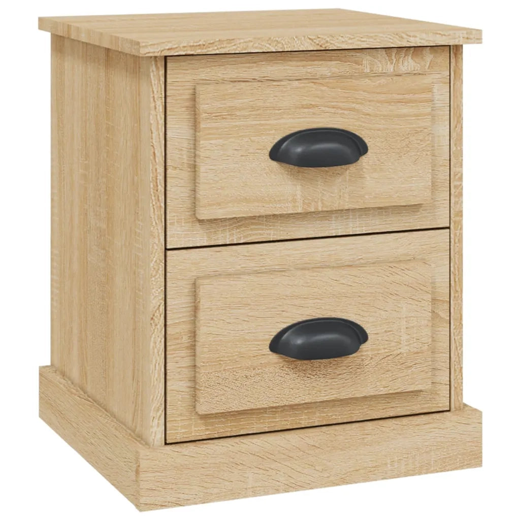Comodino | Armadio da Notte | Mobiletto da notte Rovere Sonoma 39x39x47,5 cm in Legno Multistrato