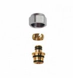 Adattatore Multistrato 16X2,25 + Dado Cromo Set 5 Pezzi - Arte Clima