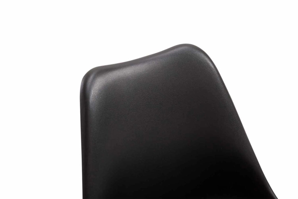 Set di 4 sedie da pranzo Maverick Plastic nero,bianco