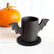Ondelettura da tavola Halloween - 6 pezzi - 10cm - sostegni per bicchieri - piatti da Halloween - accessori gotici - decorazione da cucina per Halloween.