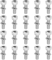 Set di viti a 6 punte in acciaio inossidabile - 20 pezzi - M4x12mm - installazione antislip - corrosione resistente