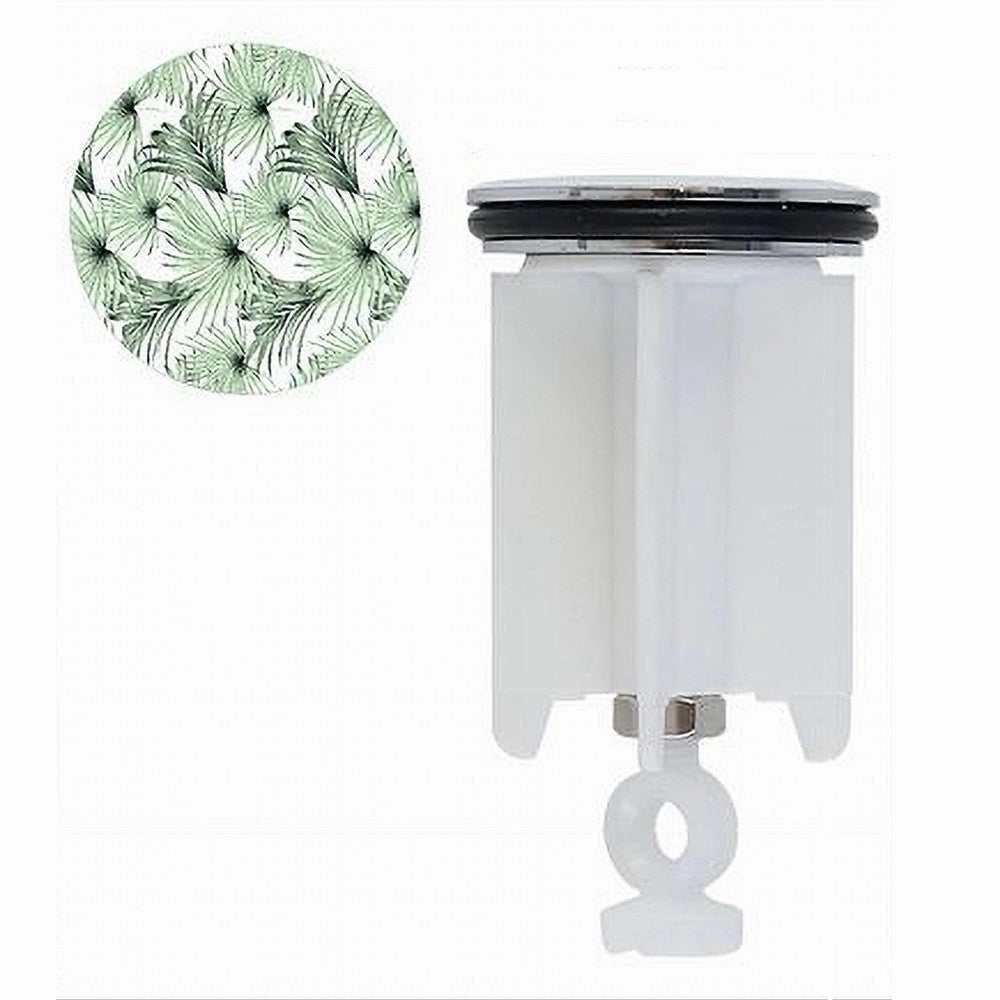 Trade Shop - Tappo Per Lavandino Bagno Lavabo Bidet Universale 40mm Con Motivo Tropicale 87280 -