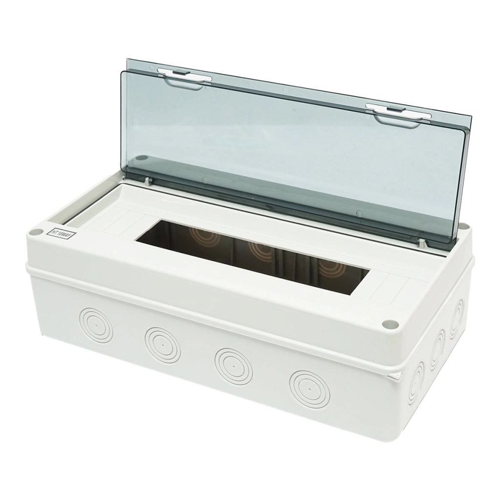 Pannello portafusibili da superficie 1 fila, 18 moduli 365x280x110mm IP65