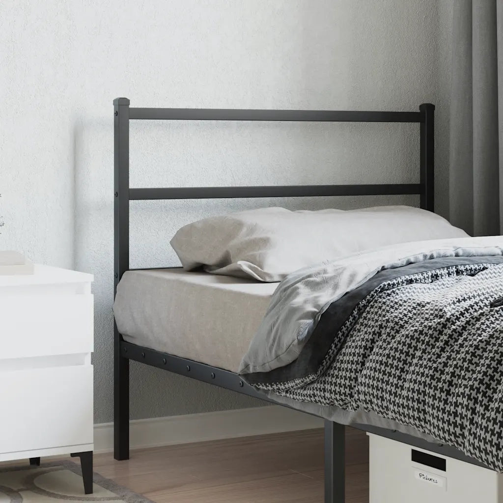 Testiera | Testata di Ricambio in Metallo Nero 107 cm