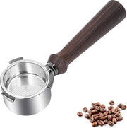 Portafilter da 51mm senza fondo compatibile con DeLonghi EC680-EC685-EC785-EC820-EC850-EC860 e SMEG macchina per caffè in acciaio inossidabile