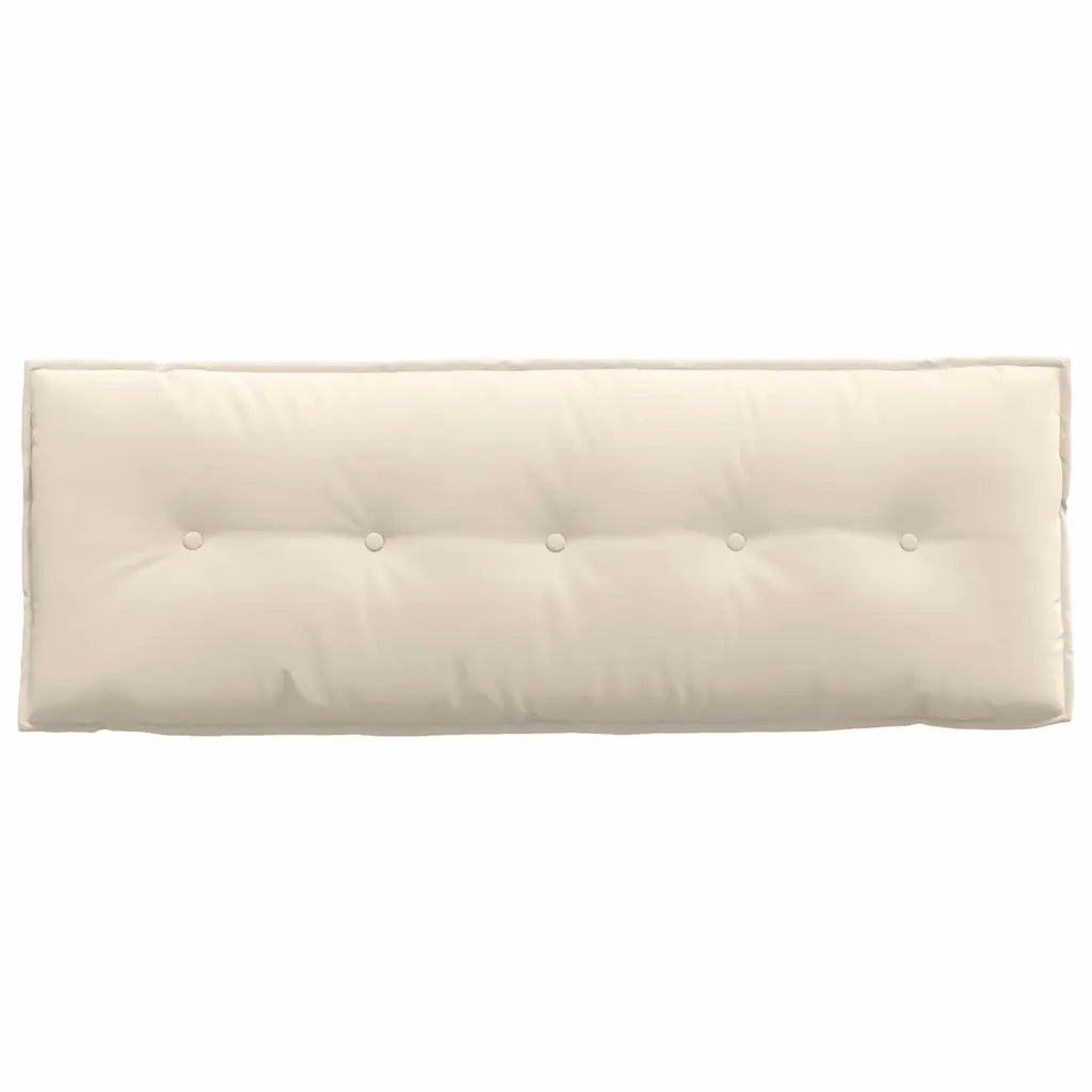 Cuscino per Schiena | Cuscino dorsale Beige 140 x 50 cm Tessuto in Microfibra