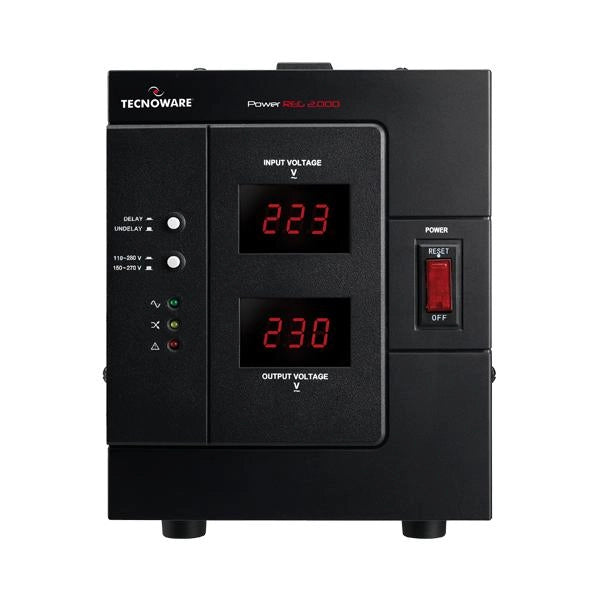 TECNOWARE STABILIZER POWER REG 2000VA (FSTELPRE2000M) - STABILIZZATORE ELETTRONICO 1.600W