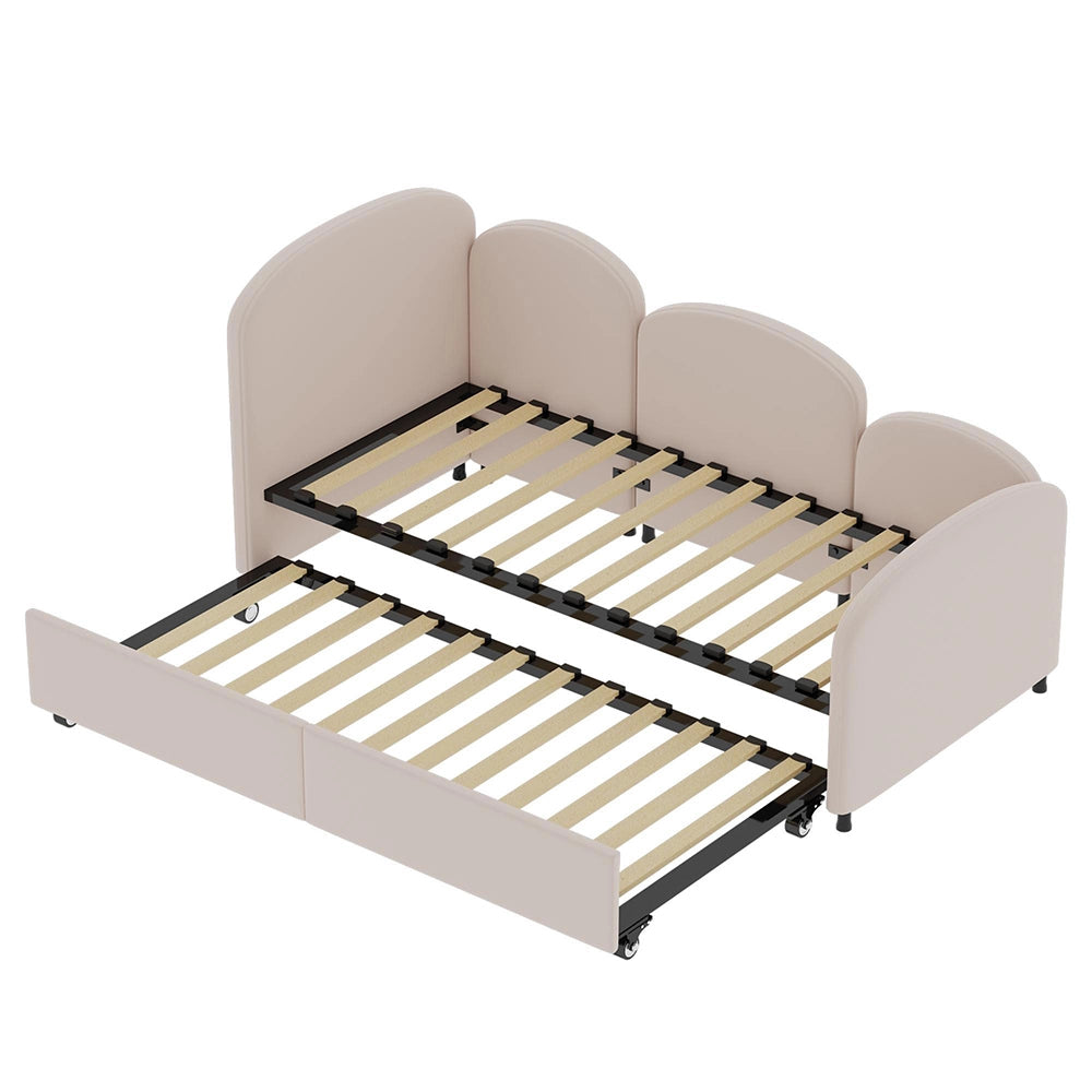 Divano letto giorno?- Xylo - velluto 2 posti con cassetti