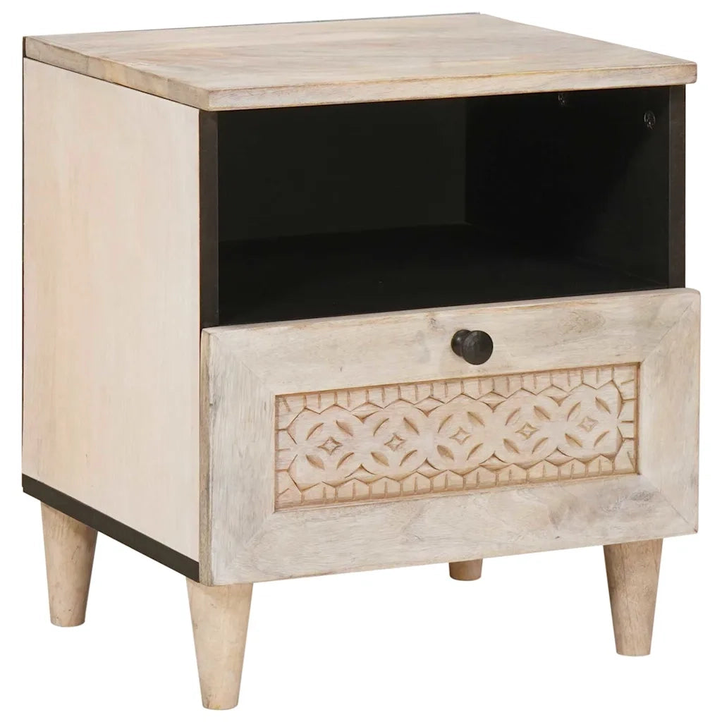 Armadio da Notte 2 pcs Bianco 40 x 33 x 46 cm 4018123