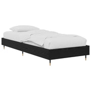 Struttura del letto-Giroletto Rovere Nero 80 x 200 cm 459928