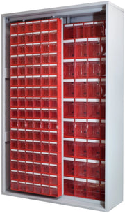 Armadio Madia in metallo con cassettiere per minuteria cm. 127x40x195h