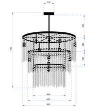 Lampada Cristal App1314-cp Black