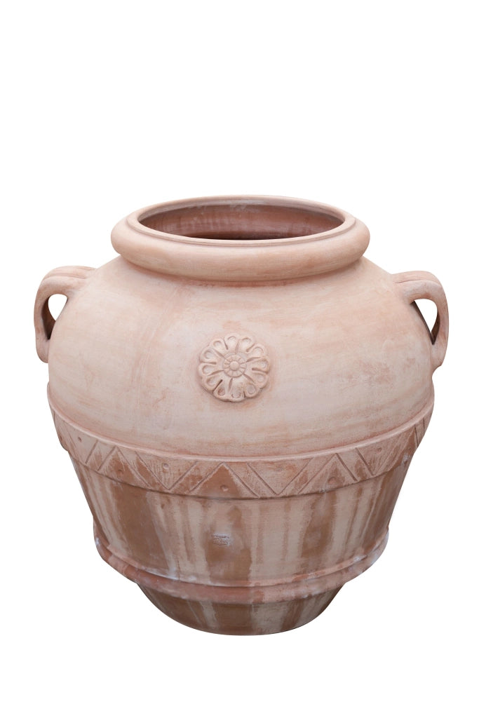 Biscottini Orcio Toscano invecchiato in terracotta toscana 100% Made in Italy interamente Lavorata a Mano L100xPR94xH100 cm
