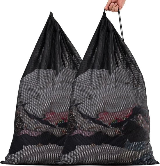 Set di 2 sacchi a pelo, sacchi a pelo, sacchi a pelo da viaggio, sacchi a pelo, 58 x 86 cm sacchi a pelo spessi, sacchi a pelo grandi con cordoncino per studenti, studenti, viaggiatori, abitanti di appartamenti e case.