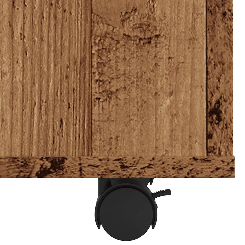 Tavolino Salotto Legno Antico 70x35x55 cm in Legno Multistrato