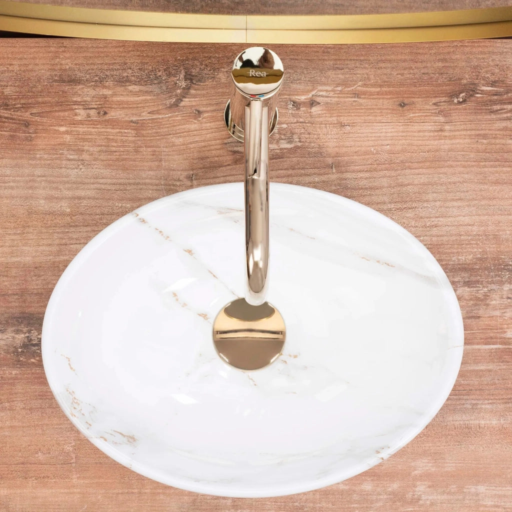 Lavabo Da Appoggio Rea Sofia Mini Shiny Aiax