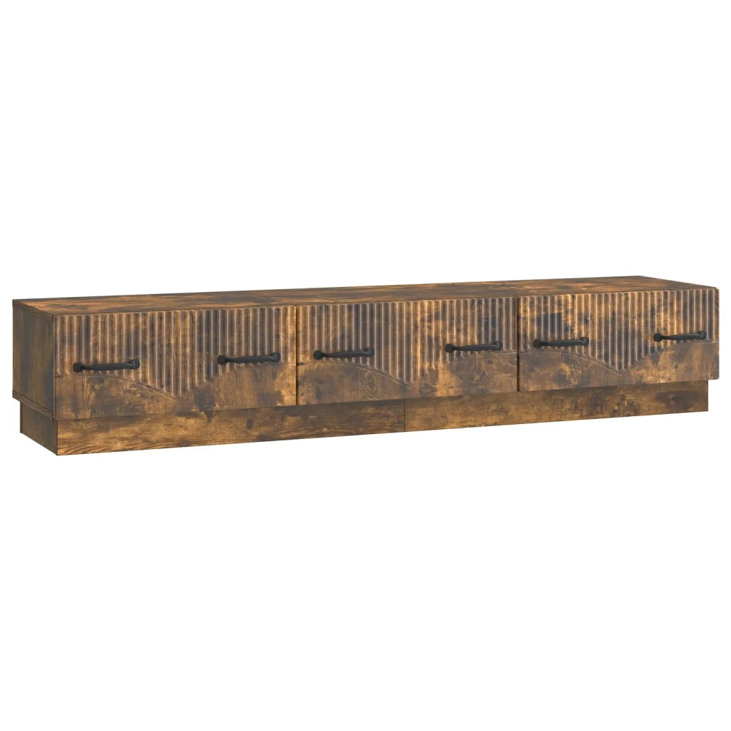 Mobile TV Rovere Fumo 147 x 34,5 x 27 cm Legno ingegnerizzato
