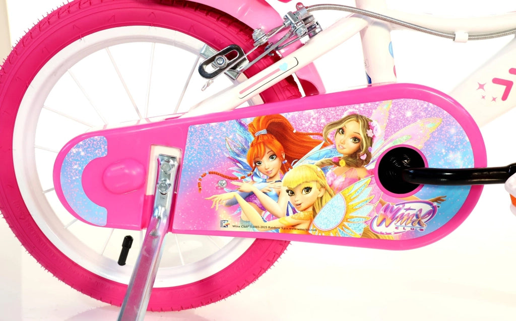 WINX 14", bicicletta per bambini, adatta ad etÃƒÂ  tra i 4 e i 6 anni, per altezza tra 100 e 120 cm, con cestino e p