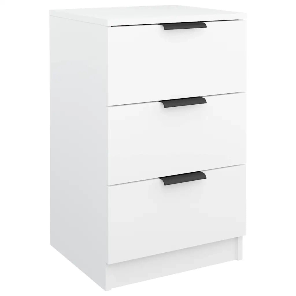 Comodini 2 pz Bianchi 40x36x65 cm 811269
