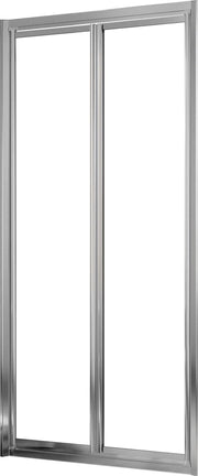 Porta Doccia 80 cm 2 Ante Battenti in Cristallo Trasparente 4mm H198 Fosterberg Maribo