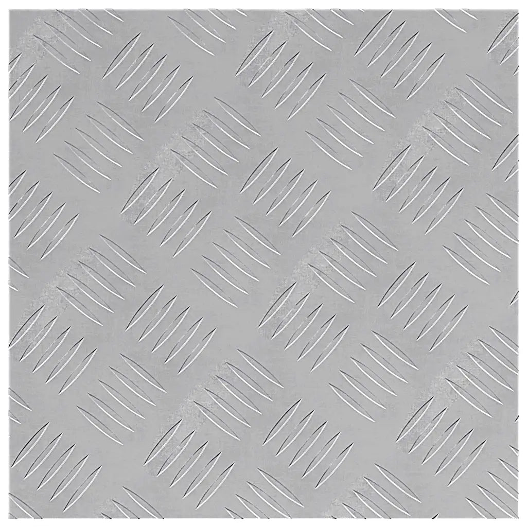 Gradini per Scale Quadrato 2 pcs Argento 40 x 40 cm Alluminio 4104315