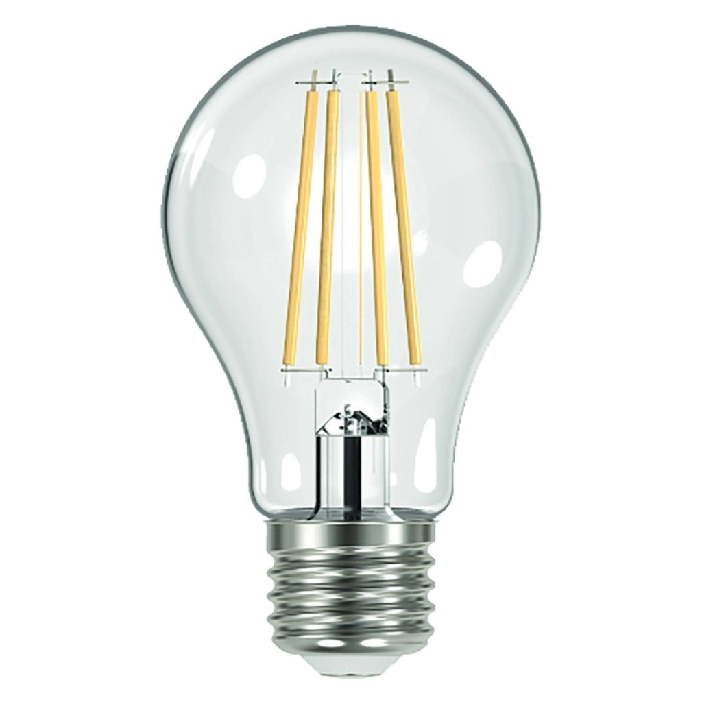 Beghelli 58121 Lampadina LED Forma A E27 7W 1000lm 2700K Bianco Caldo 15000h 3 pezzi colore Bianco