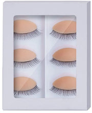 Occhiali per manichino 3 pezzi - Verricchi oculari sostitutivi - Occhiali oculari in silicone - Occhiali oculari realistici - Per testa di manichino - Per esercizi di ciglia - Occhiali ciglia