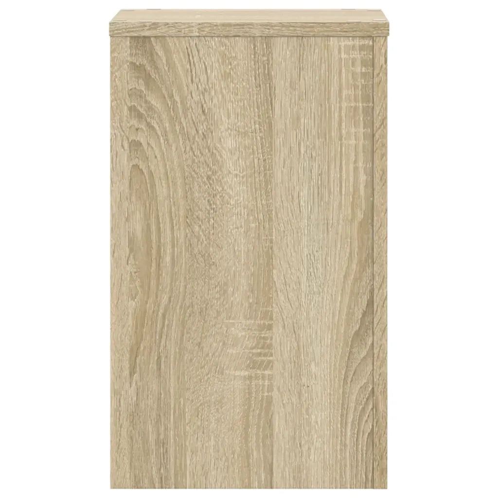 vidaXL Supporti per Piante 2 pz Rovere 30x30x50 cm in Multistrato