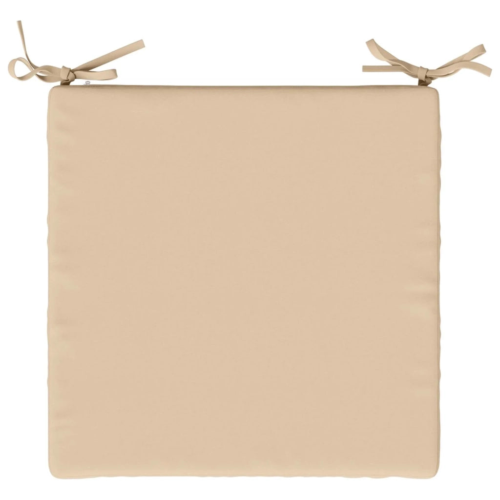 Cuscini per Sedia in 4 Pezzi SOEST 4 pz 100% Poliestere Crema 944538