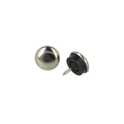 Scivoli in metallo tondi con gomma e chiodo Ã˜ 20 mm. - 8 pz.