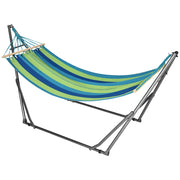 Amaca Autoportante Pieghevole ¨C zephmum ¨C Cotone Acciaio Grigio 270x100x94cm